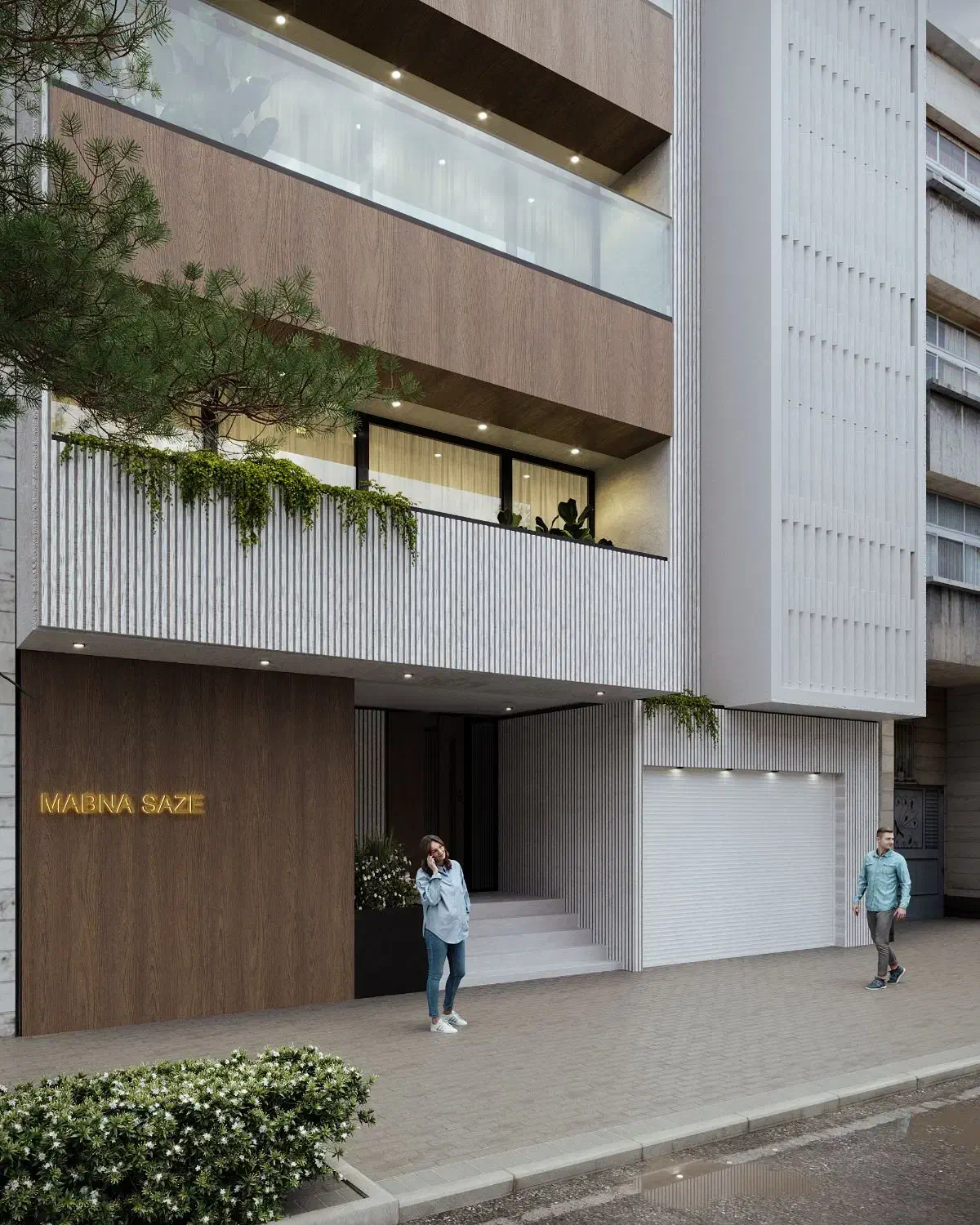 طراحی ۳بعدی حرفه‌ای نمای ساختمان.محوطه.کابینت|خدمات پیشه و مهارت|لاهیجان, قیام|دیوار