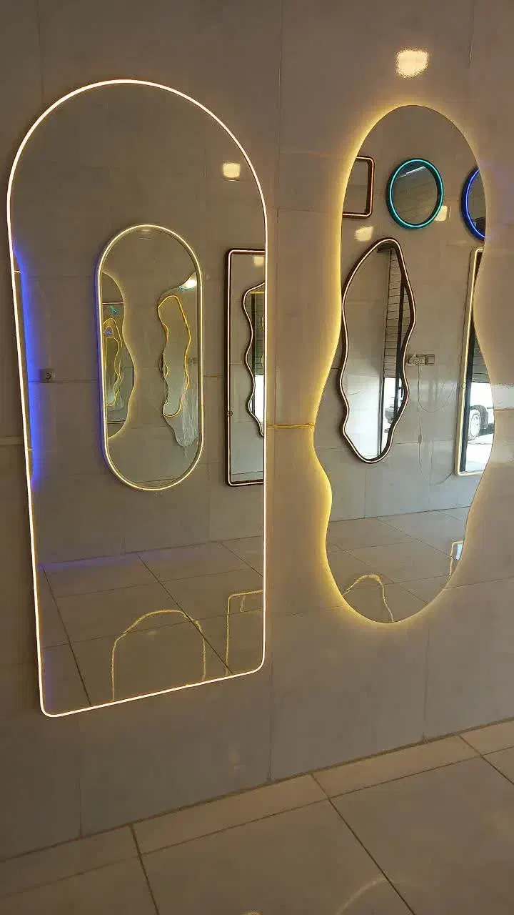 آینه قدی گنبدی لمسی نئونی|آینه|مشهد, نوید|دیوار