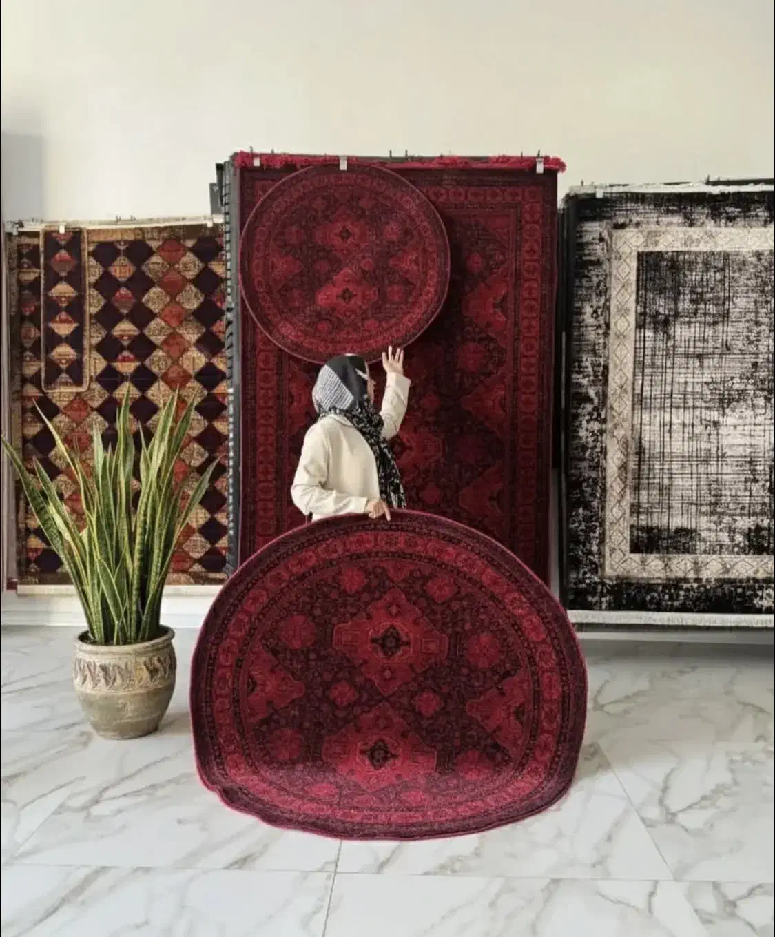 فرش طلایی الماس کویر کاشان/کد۳۵۰۰۵اصل ضمانتی|فرش|شیراز, لاله|دیوار