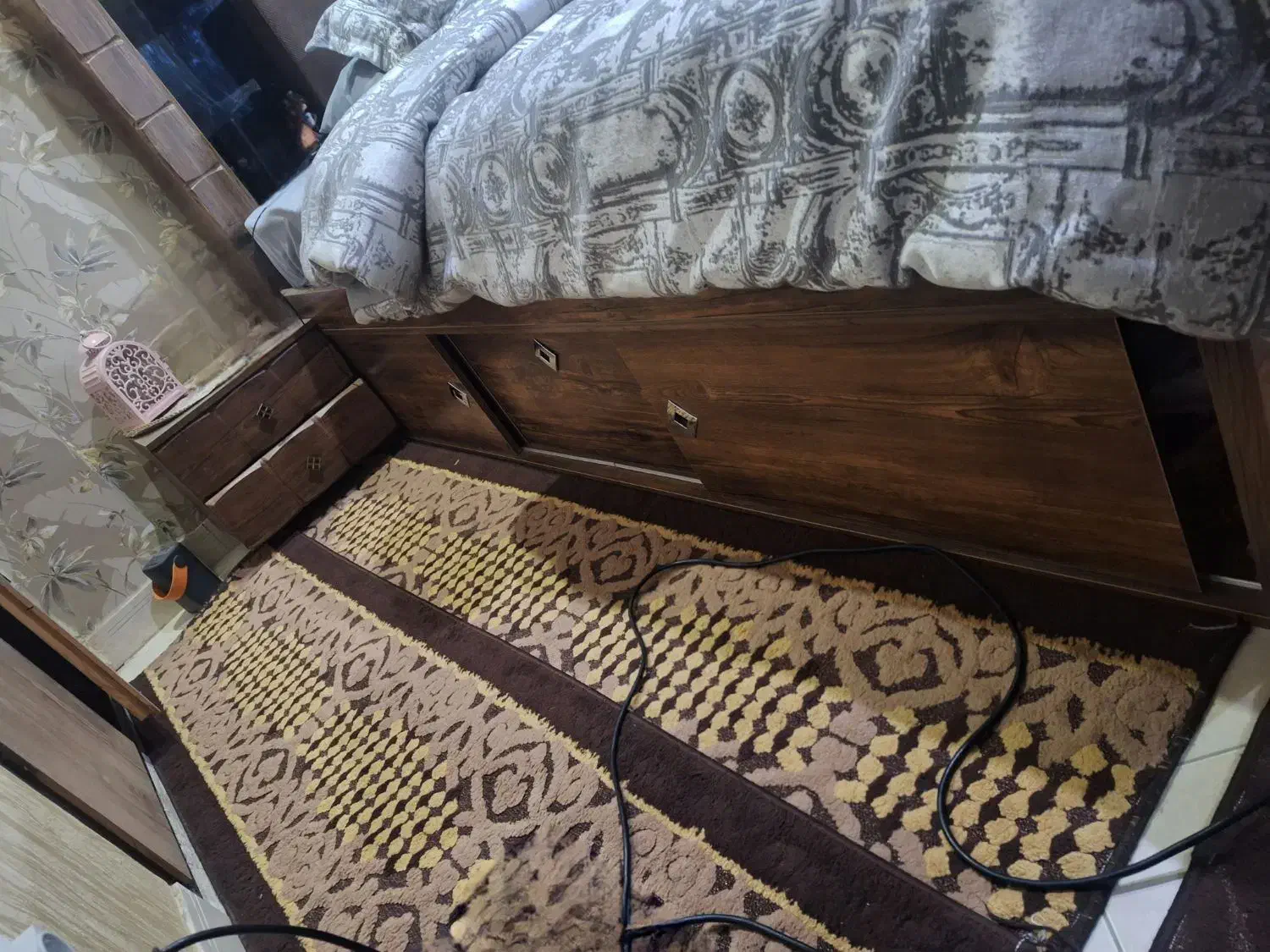 تخت خواب دونفره جک دار|تخت و سرویس خواب|اسلامشهر, مظفریه|دیوار