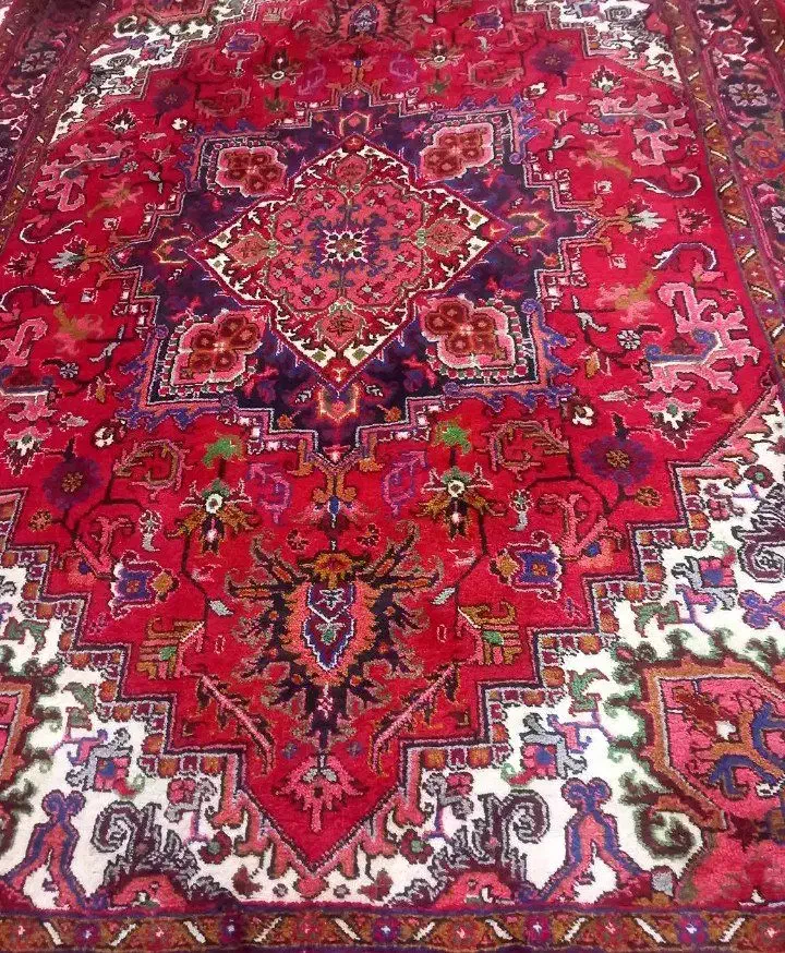 1جفت فرش 6متری نو|فرش|تبریز, |دیوار