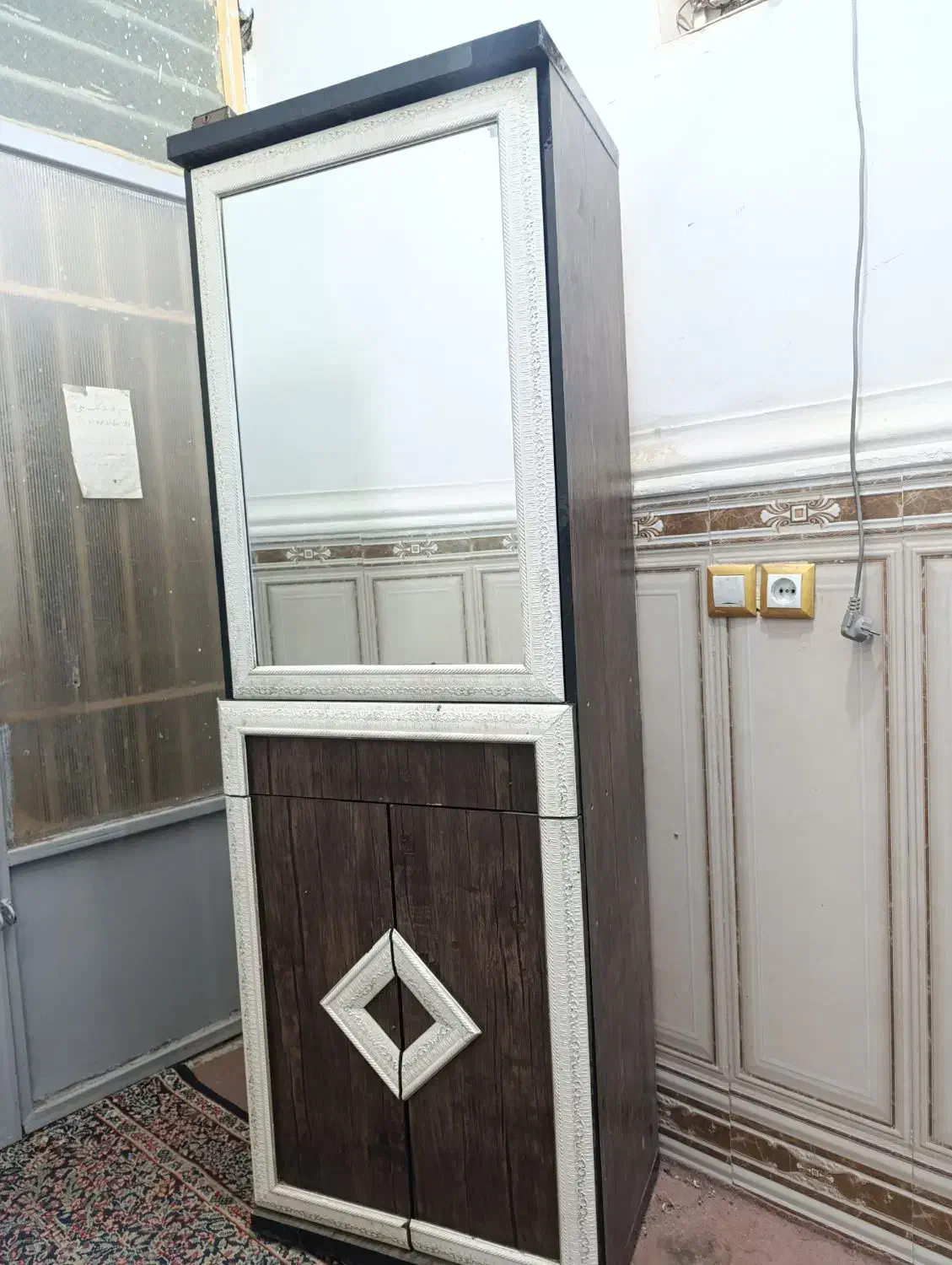 جاکفشی ایستاده سالم|جاکفشی، کمد، دراور|کهنوج, |دیوار