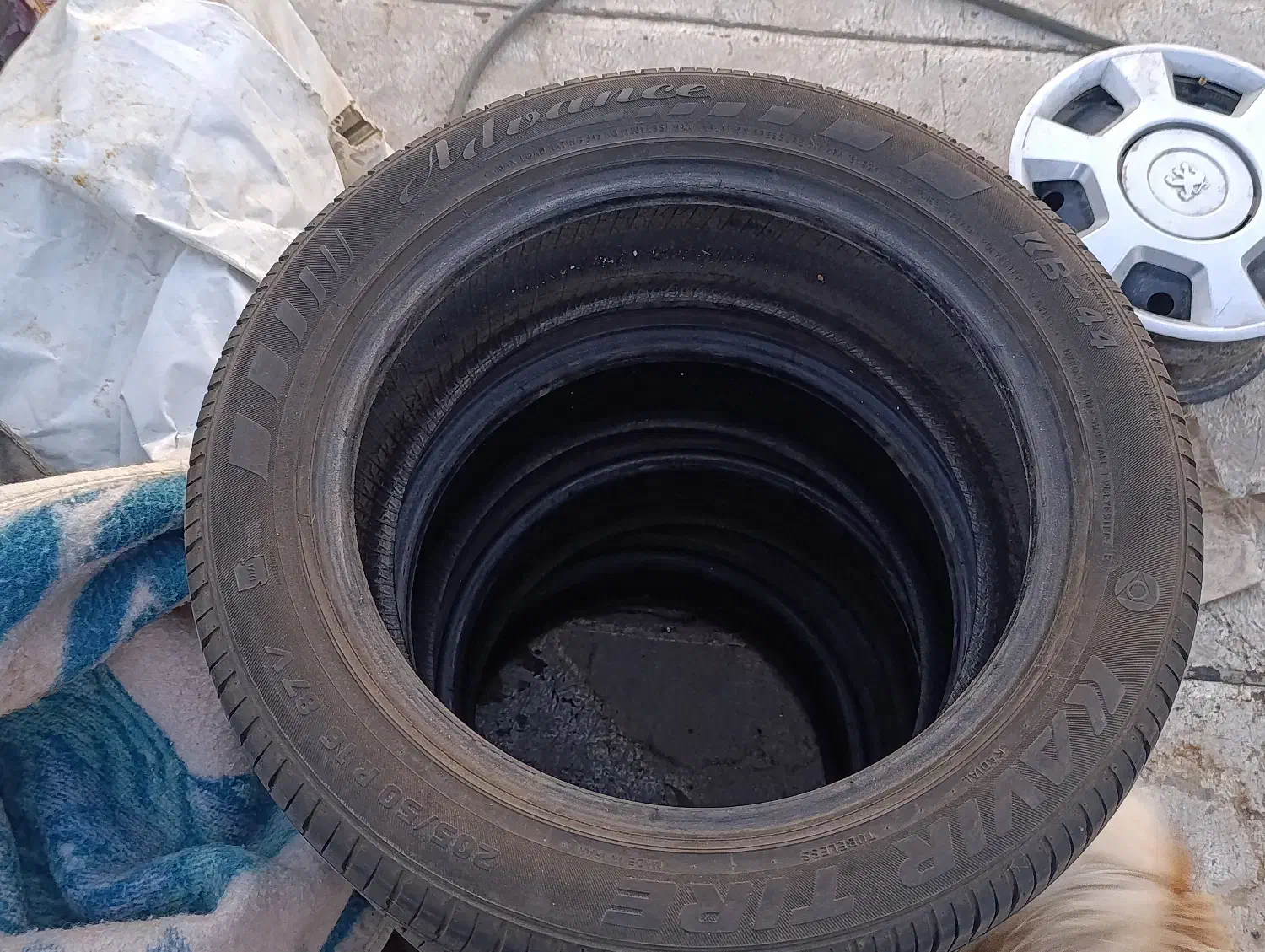 فروش لاستیک پژو سمند|قطعات یدکی و لوازم جانبی|هشتگرد, شهرک راه آهن|دیوار