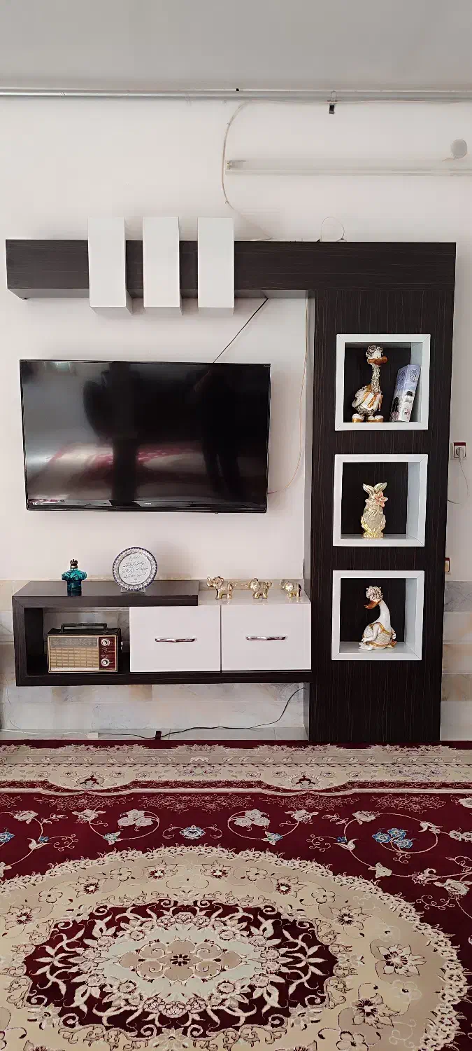 میز دیواری تلویزیون و بوفه ست|میز تلویزیون|کاشمر, |دیوار