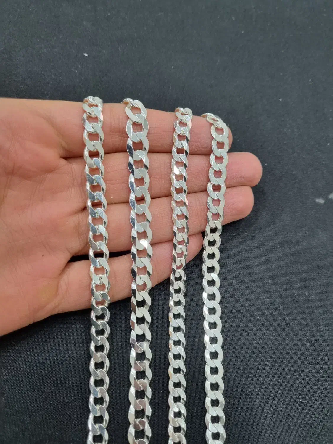 زنجیر های نقره مردانه ایتالیایی ITALY (عمده و تک)|جواهرات|تهران, گیشا|دیوار