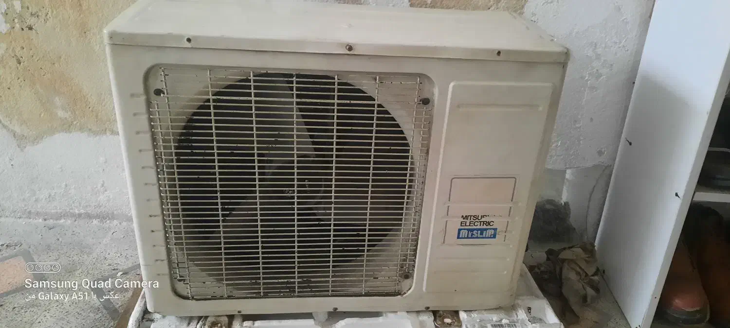 کولر موتور سوخته (فقط موتور)میتسو بیوشی ژاپن|کولر گازی و فنکوئل|رشت, سلیمانداراب|دیوار