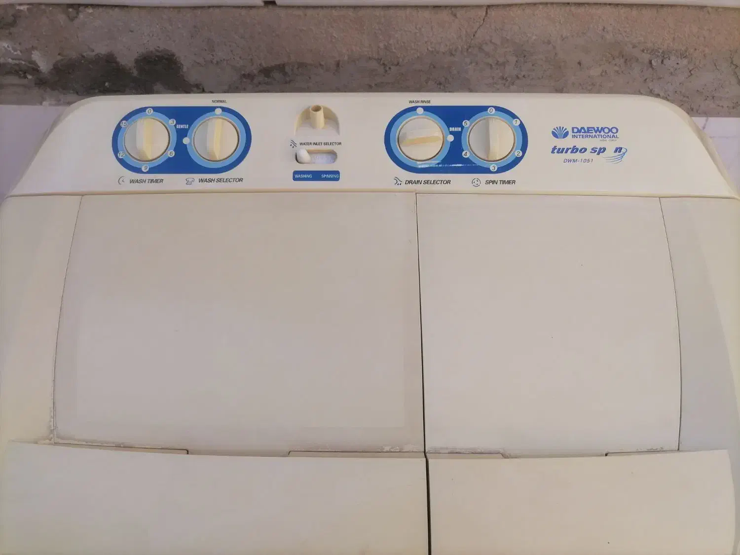 لباسشویی دو قلو مارک دوو ظرفیت 10 کیلویی|ماشین لباسشویی و خشککن لباس|کاشمر, |دیوار
