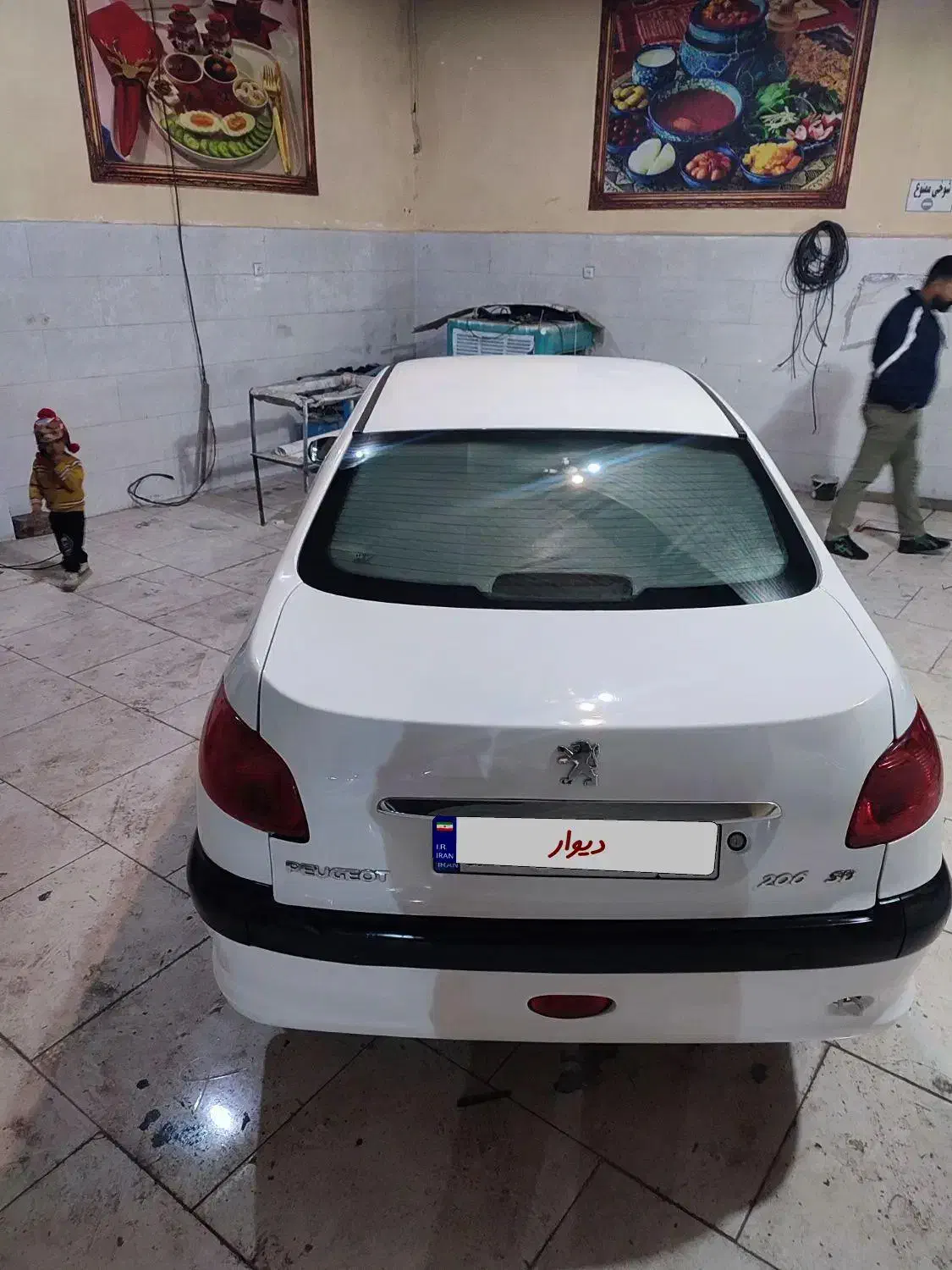 206sdوی 8 .یه کاپوت گلگیر رنگ شاسی سالم|خودرو سواری و وانت|نیشابور, شریعتی|دیوار