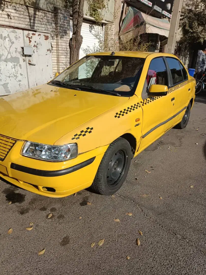 تاکسی درون شهری کرج سمند ای اف سون دوگانه شرکتی|خودرو سواری و وانت|کرج, بنیاد|دیوار