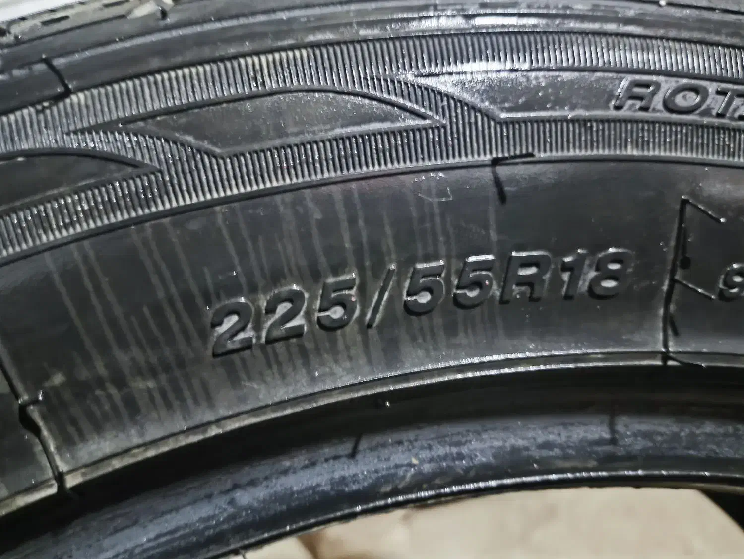 فروش یک جفت لاستیک برفی  سایز225/55/18|قطعات یدکی و لوازم جانبی|اشنویه, |دیوار