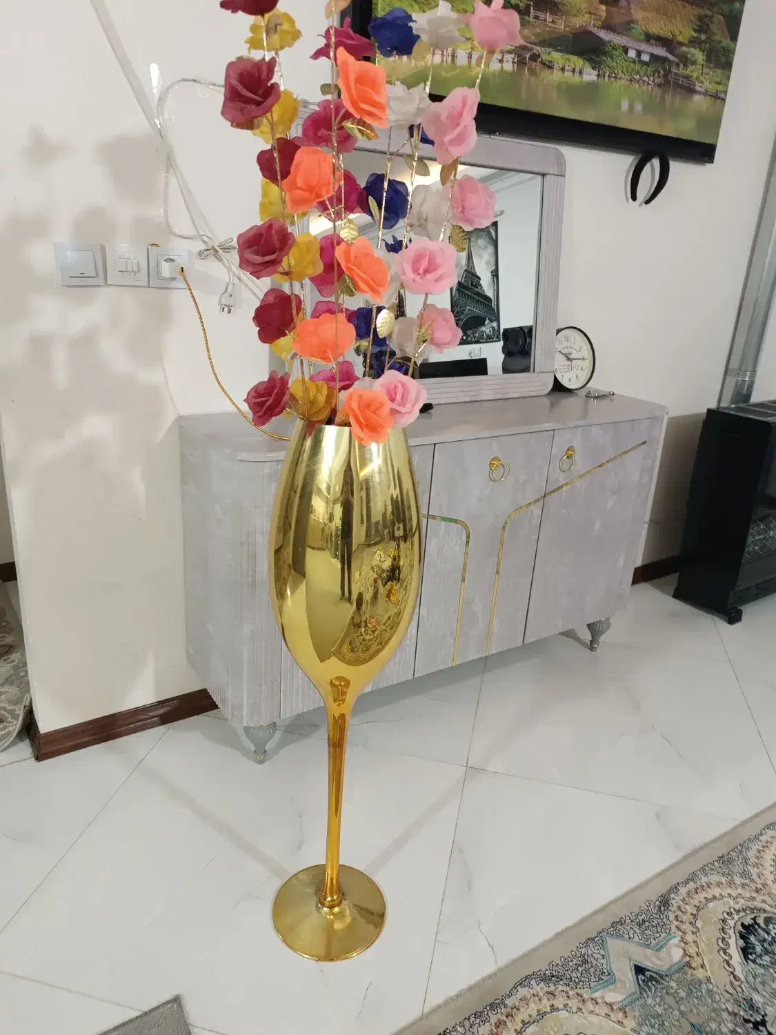 گل وگلدان|گل مصنوعی|ورامین, ورامین|دیوار