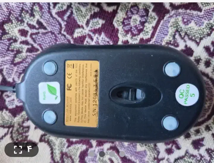 موس سیم دار نو یک عدد|قطعات و لوازم جانبی رایانه|اصفهان, فروردین|دیوار