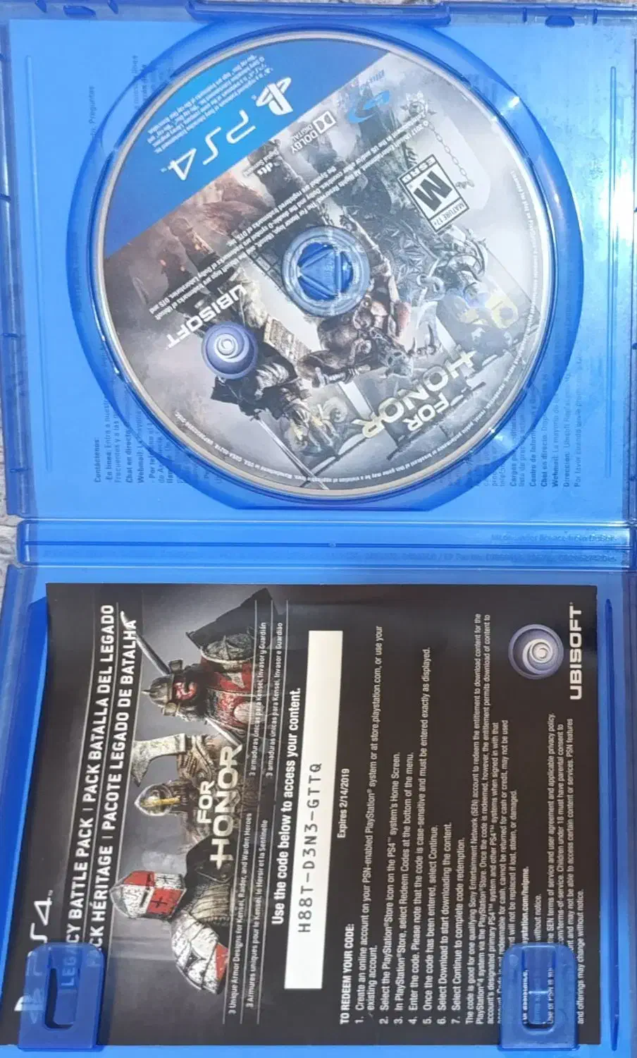 بازی for honor معاوضه با انچارتد|کنسول، بازی ویدئویی و آنلاین|تهران, گلستان (شهرک راه آهن)|دیوار