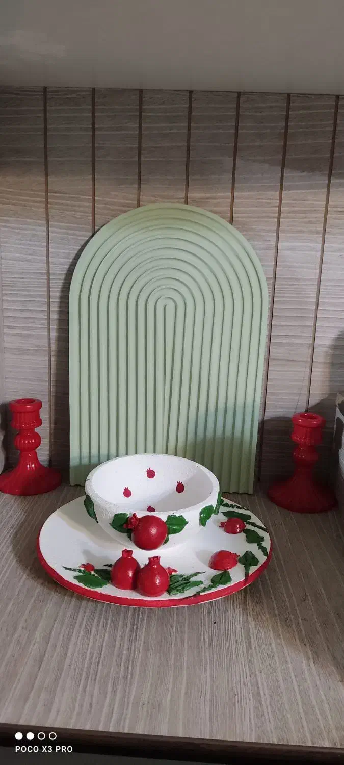 دکوری  گیف   ظرف  یلدایی|مجسمه، تندیس، ماکت|بجنورد, |دیوار