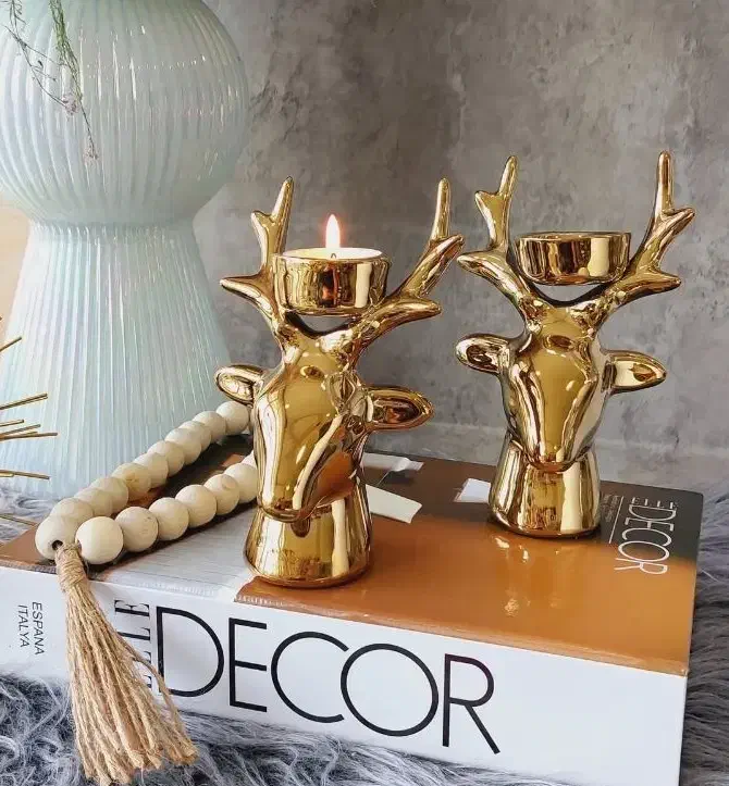 جاشمعی گوزن طلایی کاملاً نو|زیورآلات و اکسسوری|فردیس, سرحد آباد|دیوار