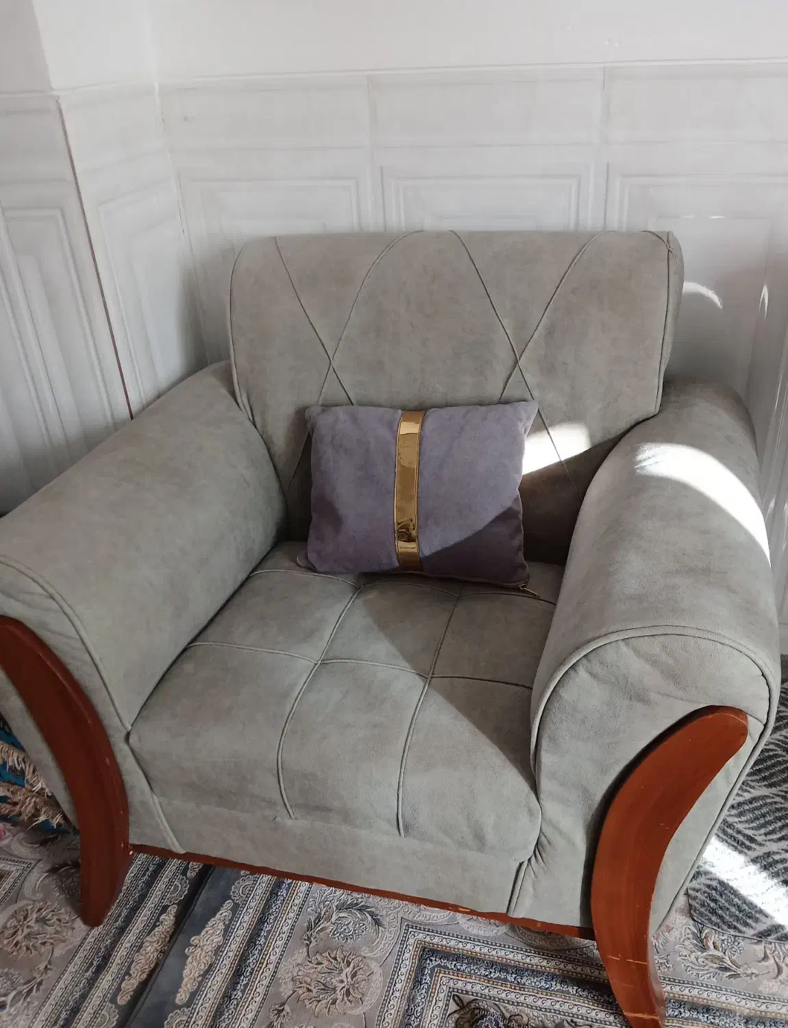 مبل راحتی هفت نفره|مبلمان خانگی و میز عسلی|رابر, |دیوار