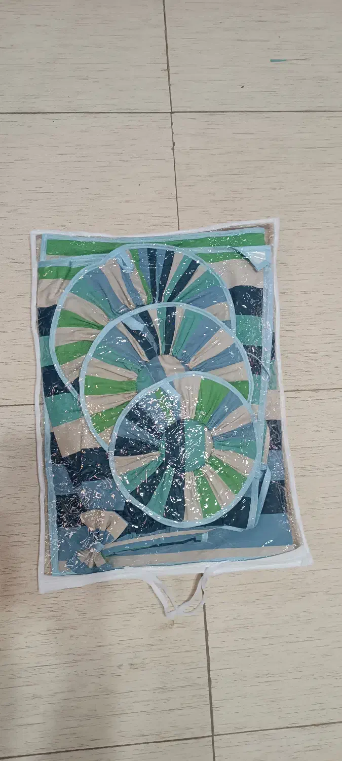 سرویس آشپزخانه 11تیکه|سفره، حوله، دستمال آشپزخانه|میانه, |دیوار