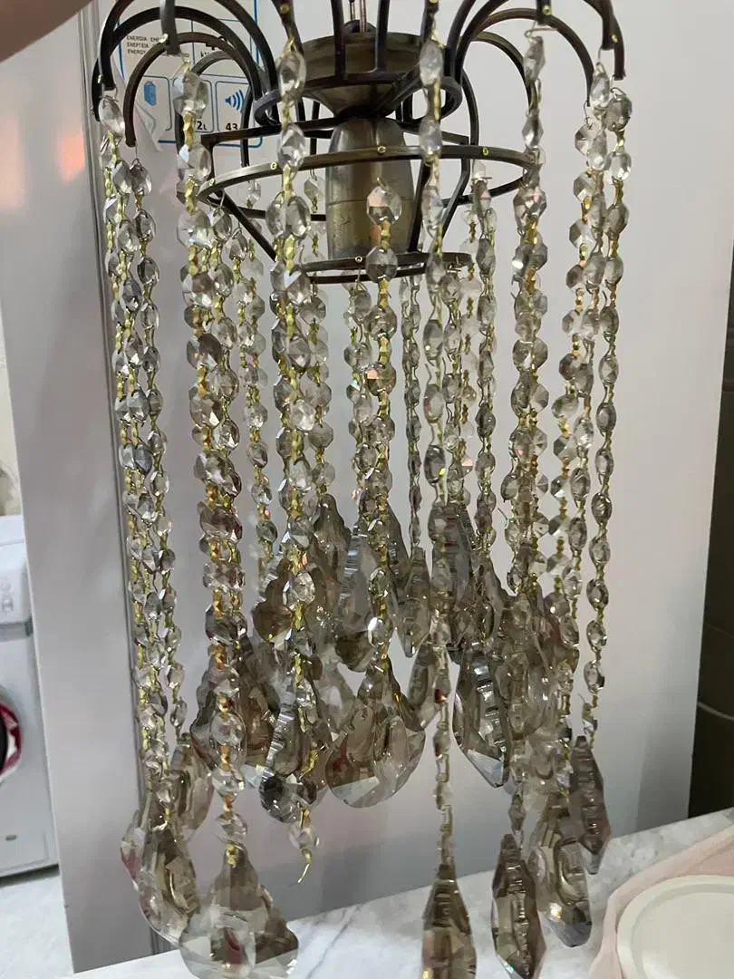 لوستر سقفی کریستالی|لوستر و چراغ آویز|قم, نیروگاه|دیوار