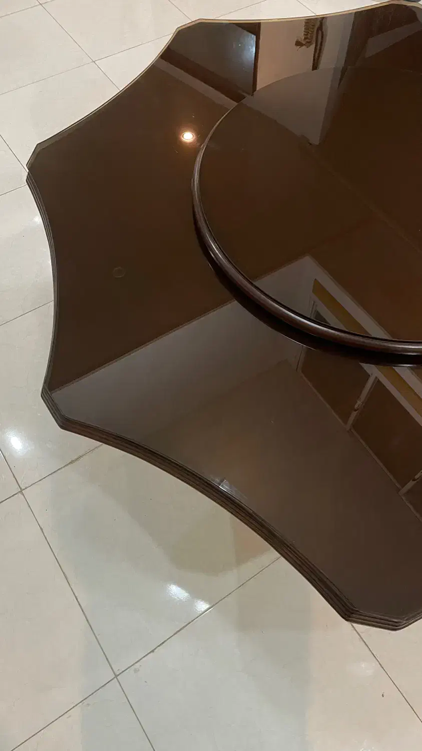 میز ۸ نفره با صفحه گردان|میز و صندلی غذاخوری|رشت, خمیران زاهدان|دیوار