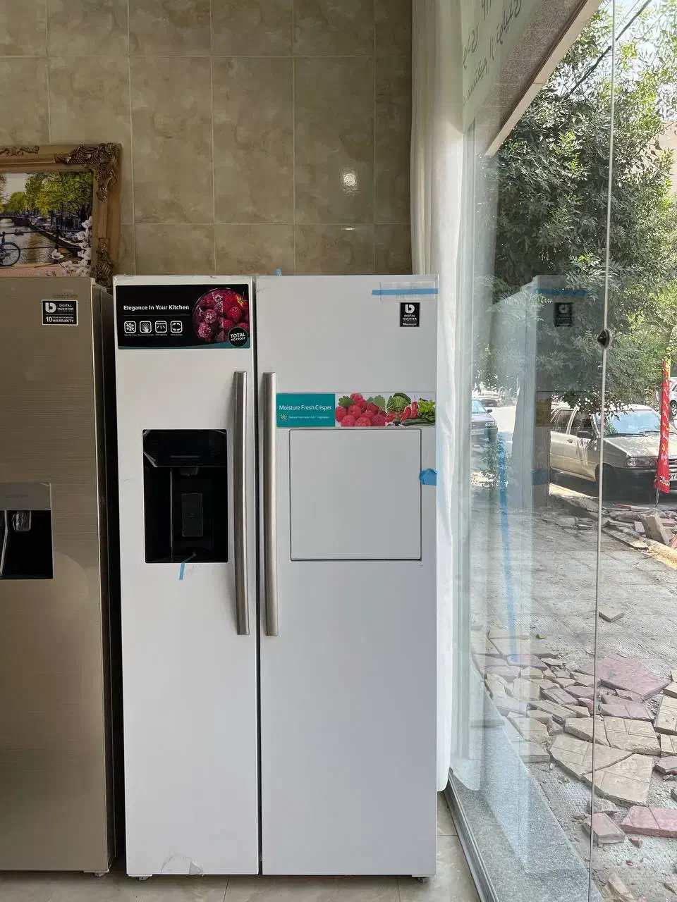 یخچال ساید بای ساید silvercrest|یخچال و فریزر|مهاباد (آذربایجان غربی), |دیوار