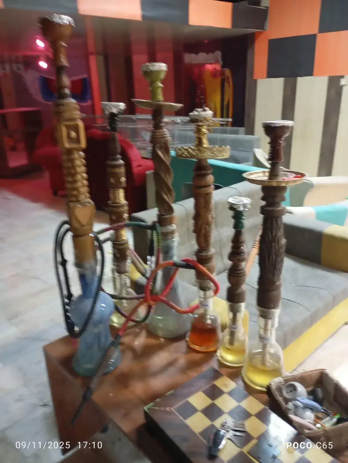 قلیان چوبی 6 عدد 5 میلیون|صنایع دستی و سایر لوازم تزئینی|زابل, |دیوار