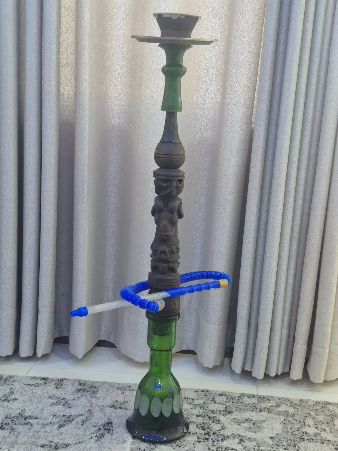 قلیون قلیان چوبی|کلکسیون و سرگرمی|هشتگرد, هشتگرد قدیم|دیوار