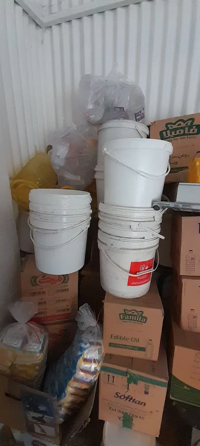 سطل لبنیات|ظروف نگهدارنده، پلاستیکی، یک‌بارمصرف|دزفول, |دیوار