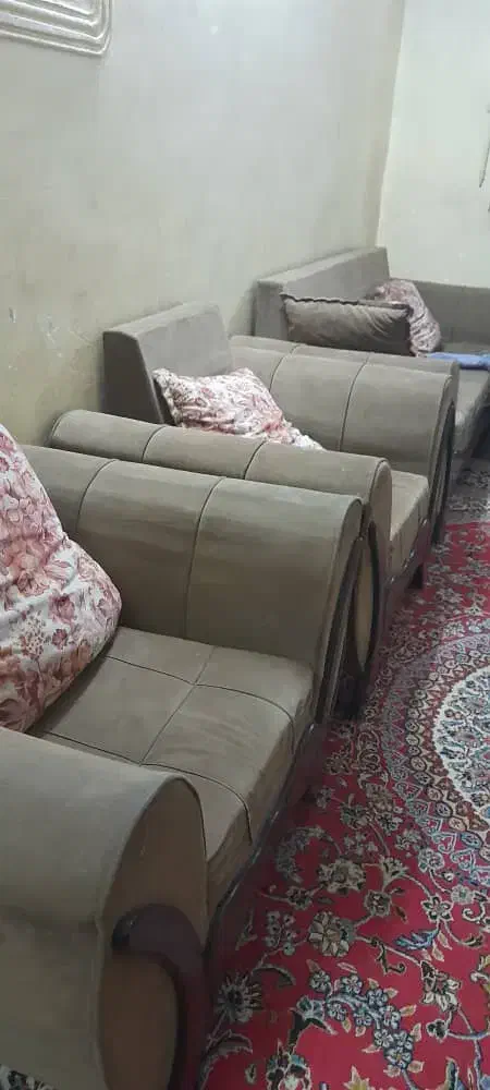 مبل ۷نفره|مبلمان خانگی و میز عسلی|اهواز, حصیرآباد|دیوار