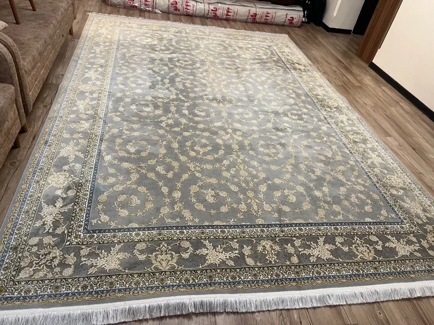 فرش ۹ متری-موکت تافتینگ ظریف مصور|فرش|تهران, باغ فیض|دیوار