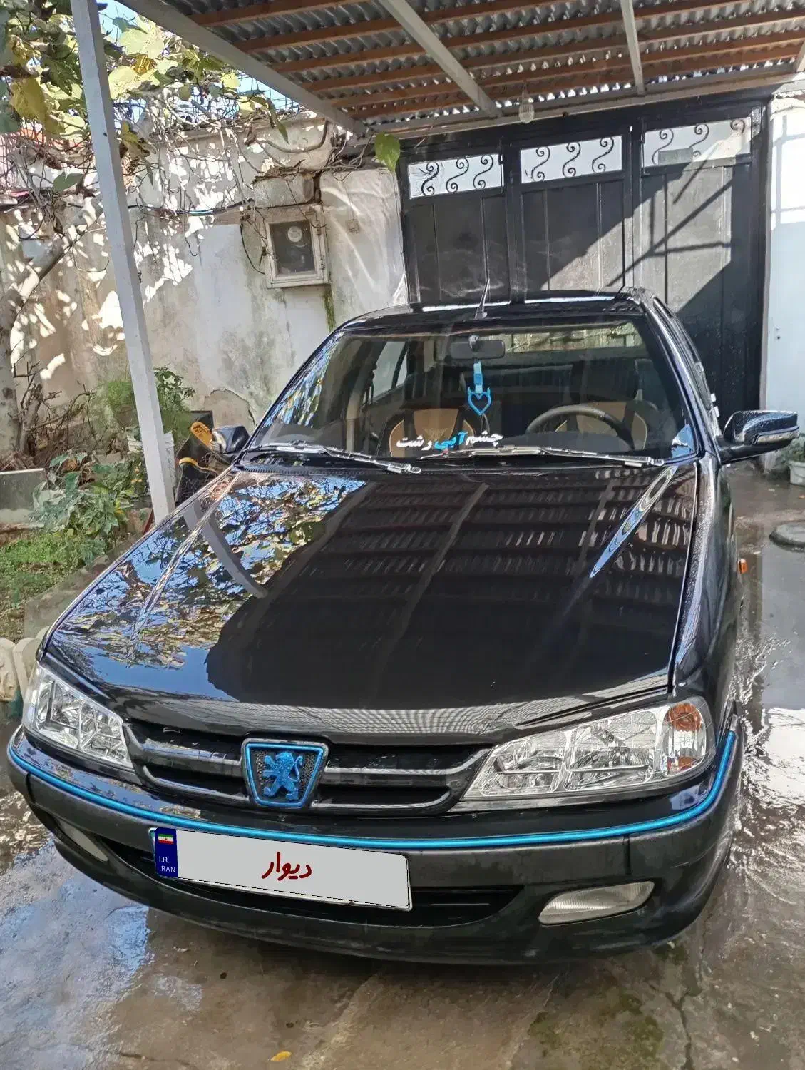 پژو پارس مشکی|خودرو سواری و وانت|رشت, تازه آباد|دیوار
