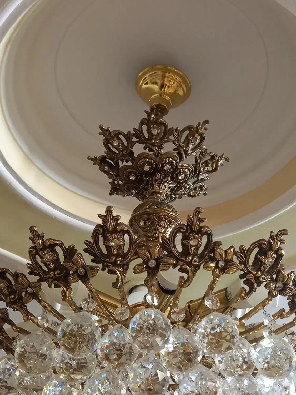 لوستر برنز نو|لوستر و چراغ آویز|قرچک, شهرک طلائیه|دیوار