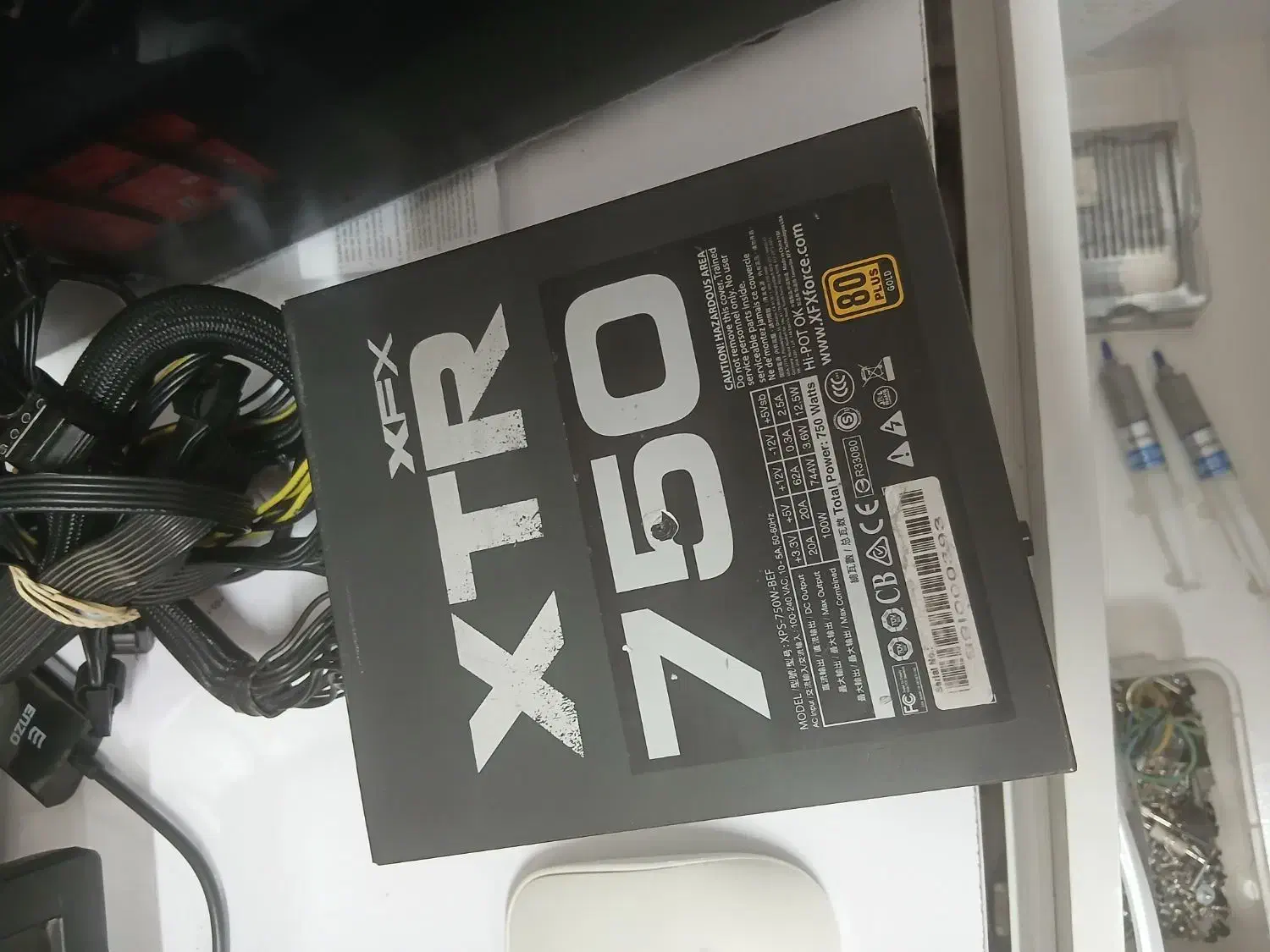 پاور کامپیوتر XFX 750w فول ماژولار|قطعات و لوازم جانبی رایانه|مشهد, توس (بلوار توس)|دیوار