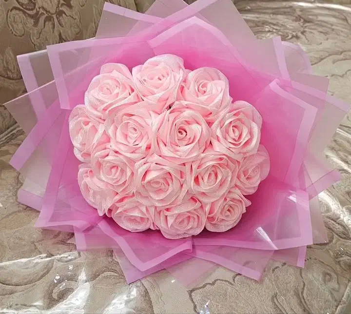 انواع دسته گل های روبانی|گل مصنوعی|میاندوآب, |دیوار