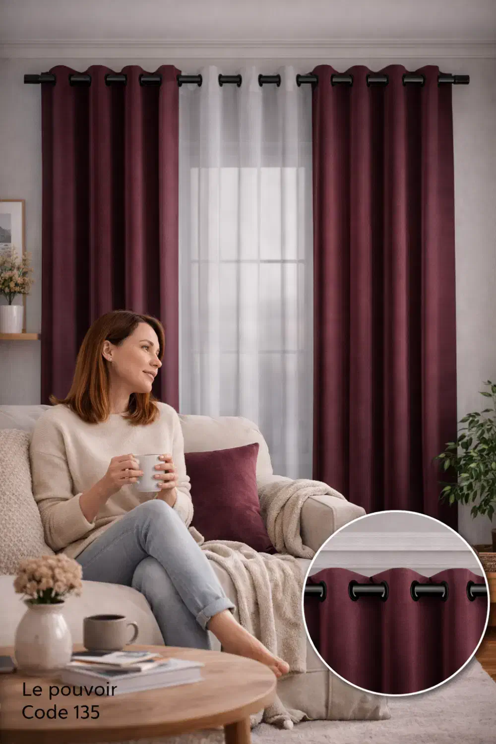 پرده پانچی آماده حریر و هازان|پرده، رانر، رومیزی|تهران, گلستان (شهرک راه آهن)|دیوار