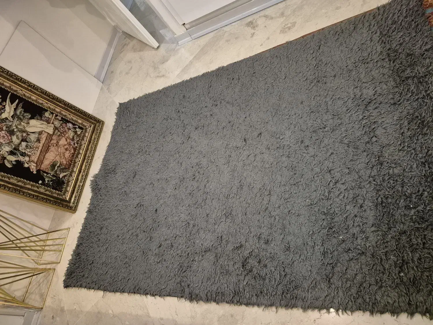 فرش شگی(2.10 در 150 ) با پادری|فرش|تهران, آزادشهر|دیوار