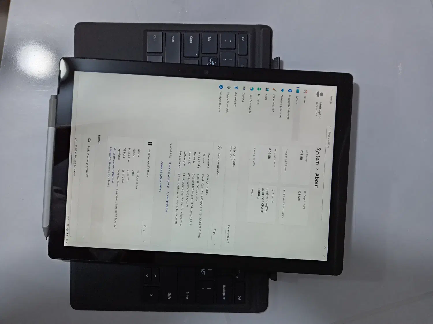 Surface pro 7y|رایانه همراه|مریوان, |دیوار