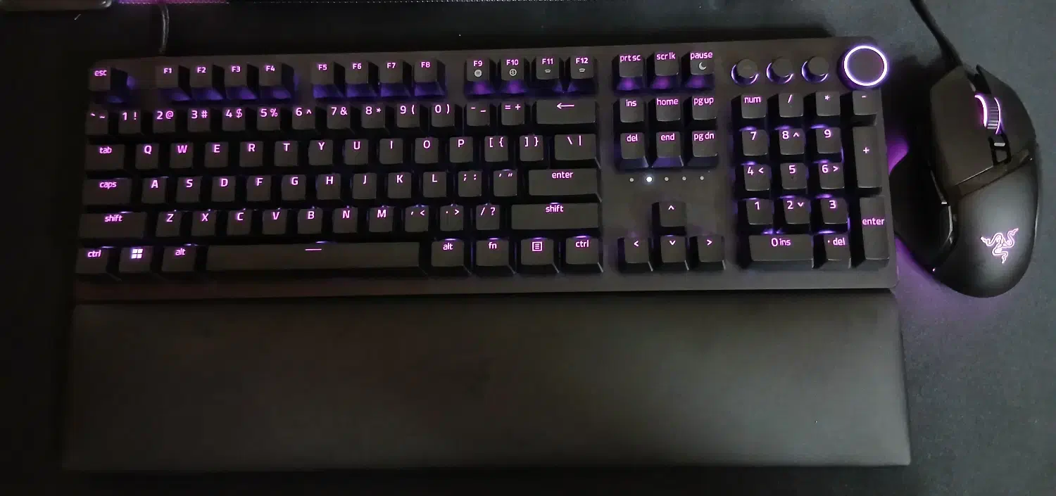 کیبورد Razer Huntsman V2 + موس Razer Basilisk V3|قطعات و لوازم جانبی رایانه|آمل, |دیوار