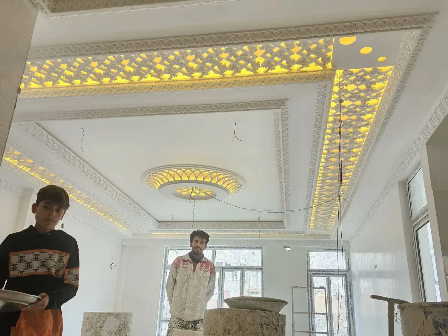 گچبری و سفیدکاری|خدمات پیشه و مهارت|لردگان, |دیوار