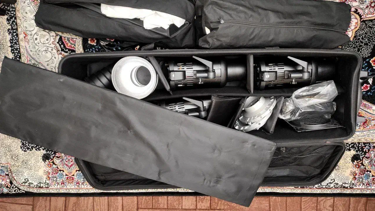 کیت۳تایی فلاش عکاسی qs400ii|دوربین عکاسی و فیلمبرداری|قدس, شهرقدس|دیوار