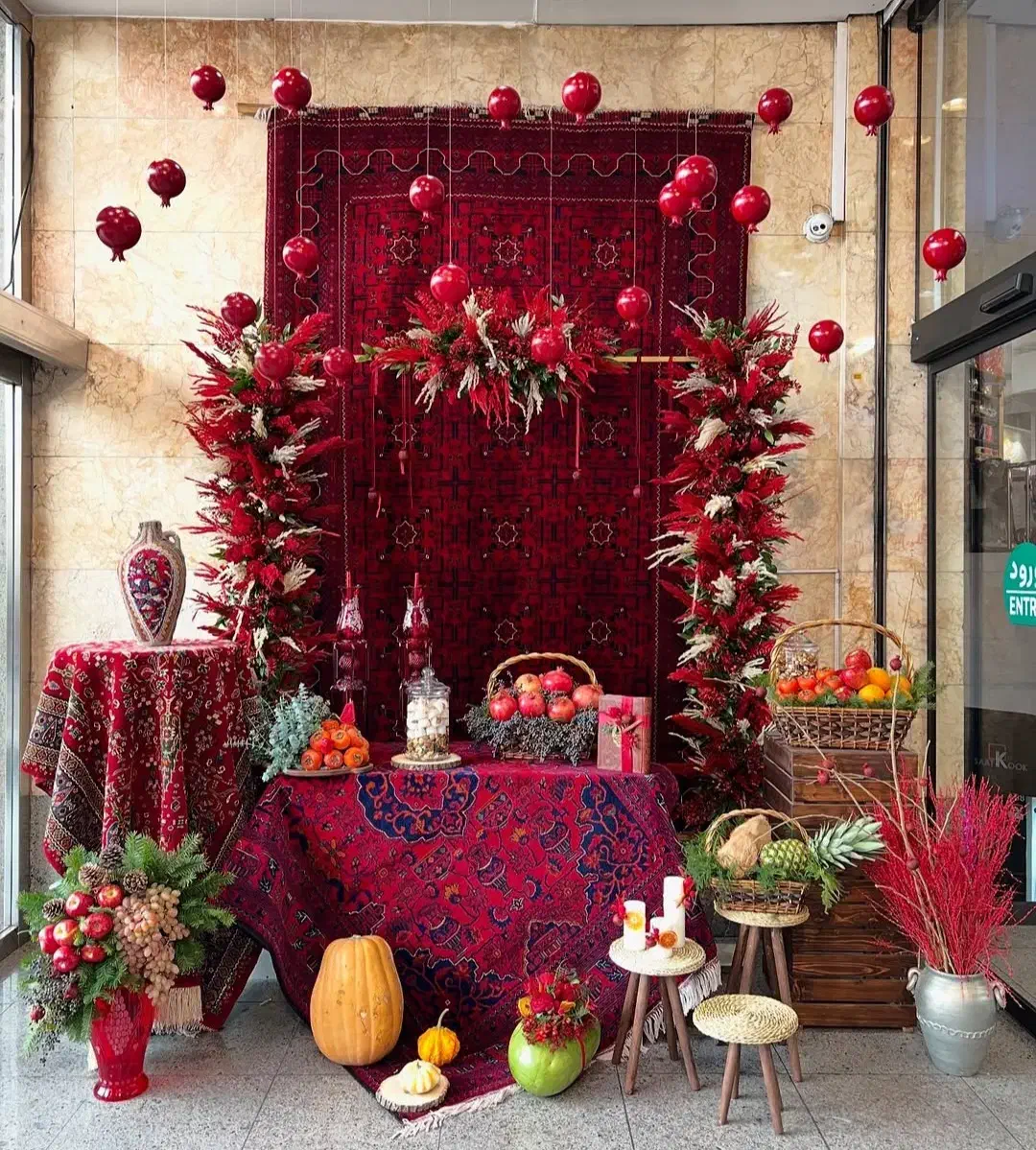 شب یلدا .دیزایین یلدا.میوه آرایی .سفره عقد|خدمات پذیرایی، مراسم|مشهد, هدایت|دیوار