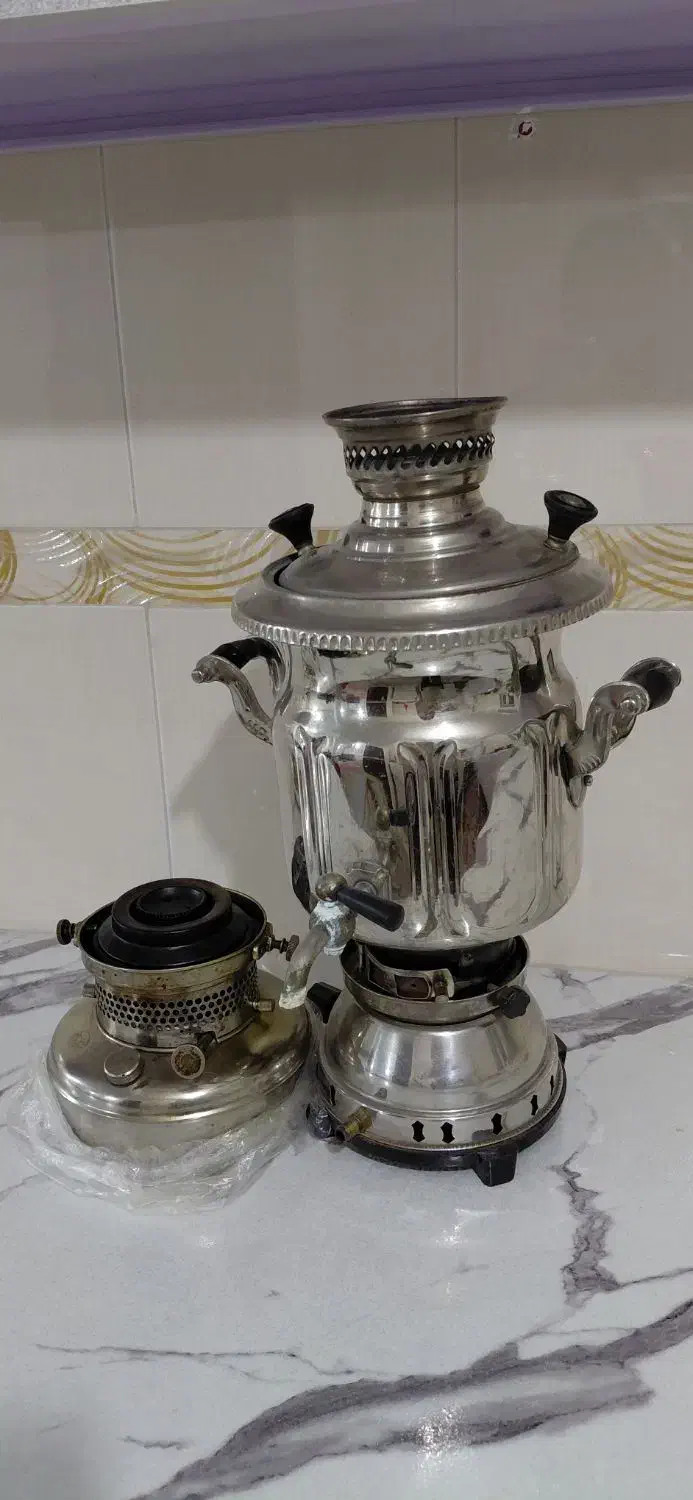 سماور عالی نسب|سماور، چای‌ساز، قهوه‌ساز|بهار, |دیوار