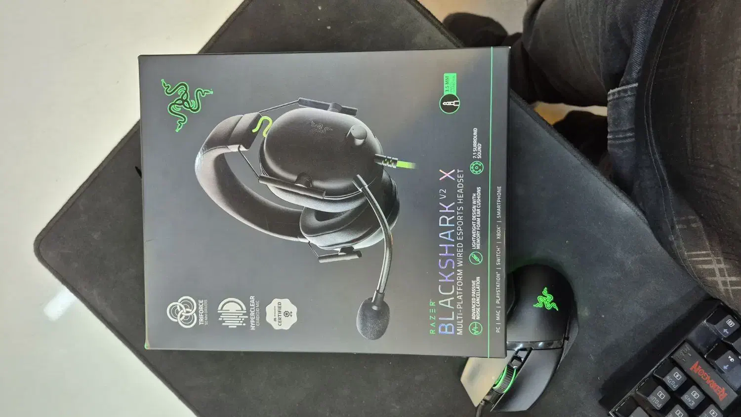 هدفون گیمینگ black shark v2 x razer|قطعات و لوازم جانبی رایانه|تهران, کاشانک|دیوار