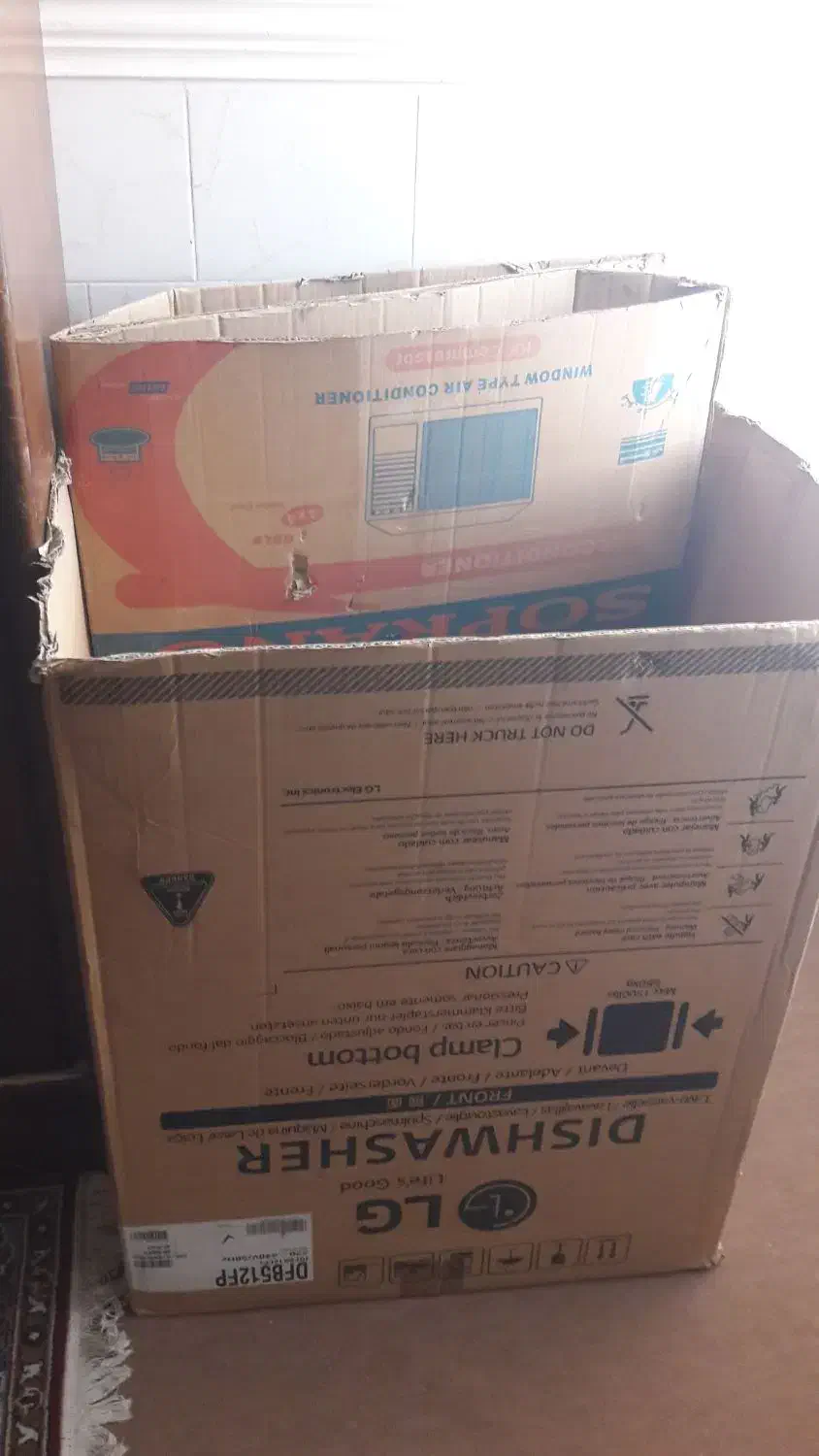 کارتن ظرفشویی و کولر|ابزارآلات|برازجان, |دیوار