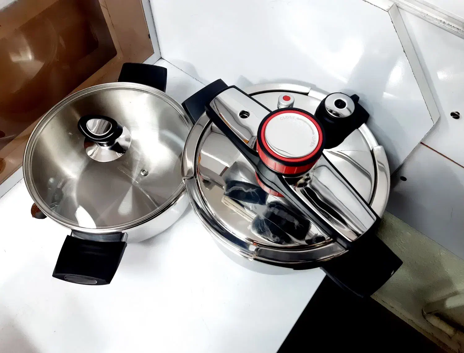 زودپز دوقلو 5+7 لیتر یونیک روگازی دارای سبد بخارپز|ظروف پخت‌وپز|گرگان, |دیوار