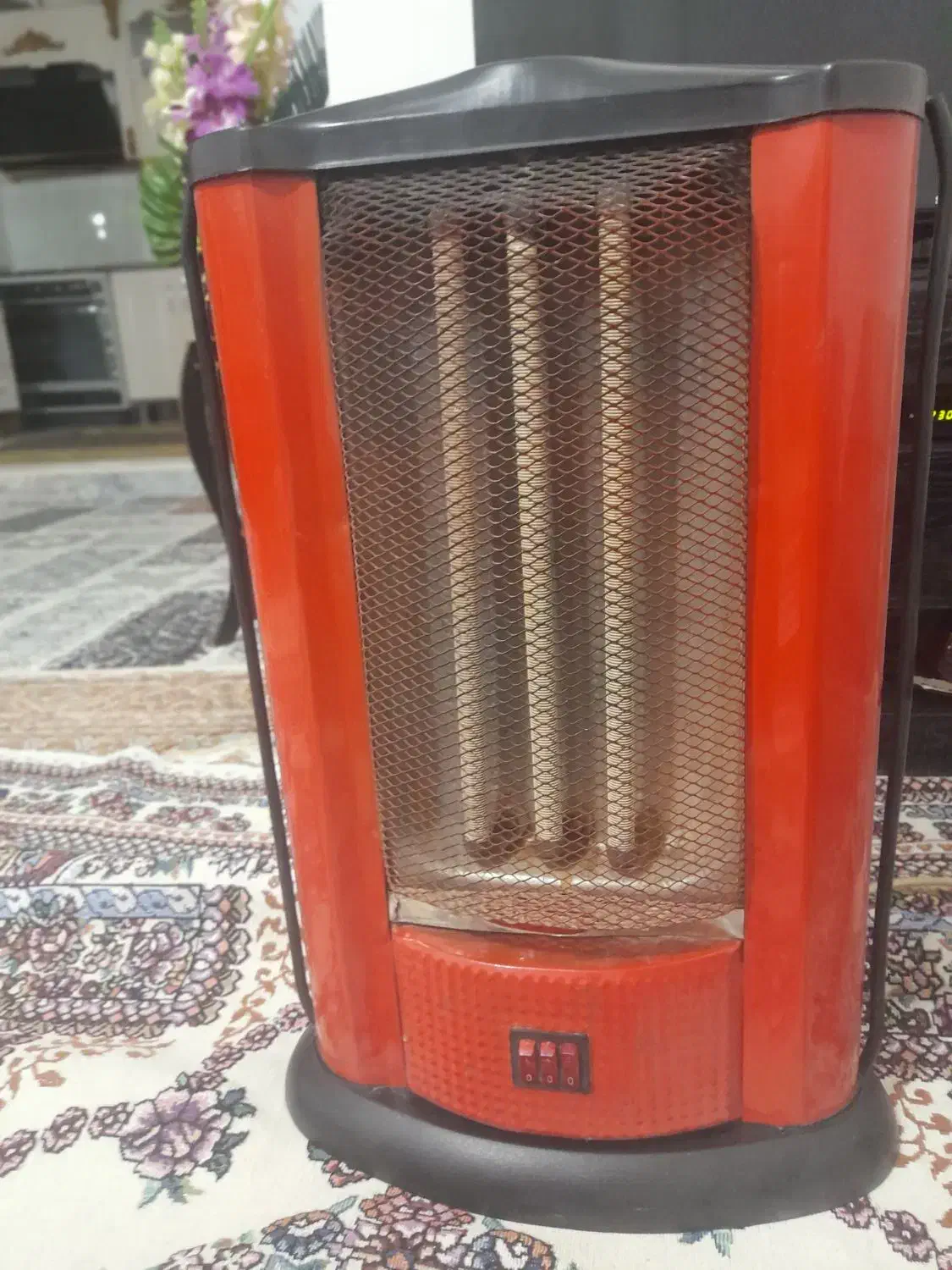 بخاری برقی سه شعله|بخاری، هیتر، شومینه|سنندج, |دیوار