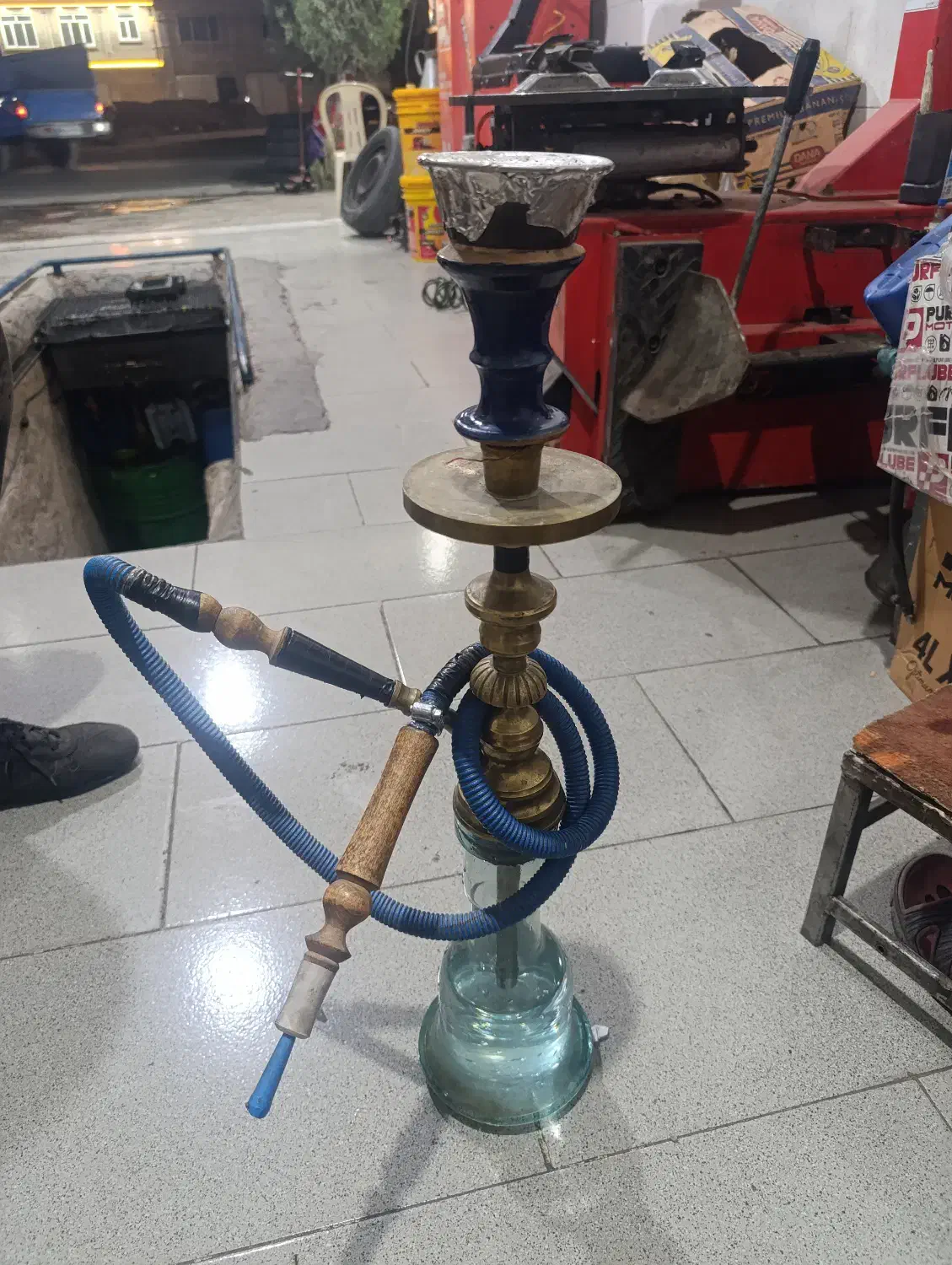 قلیان برنجی دوسیب|زیورآلات و اکسسوری|صباشهر, |دیوار