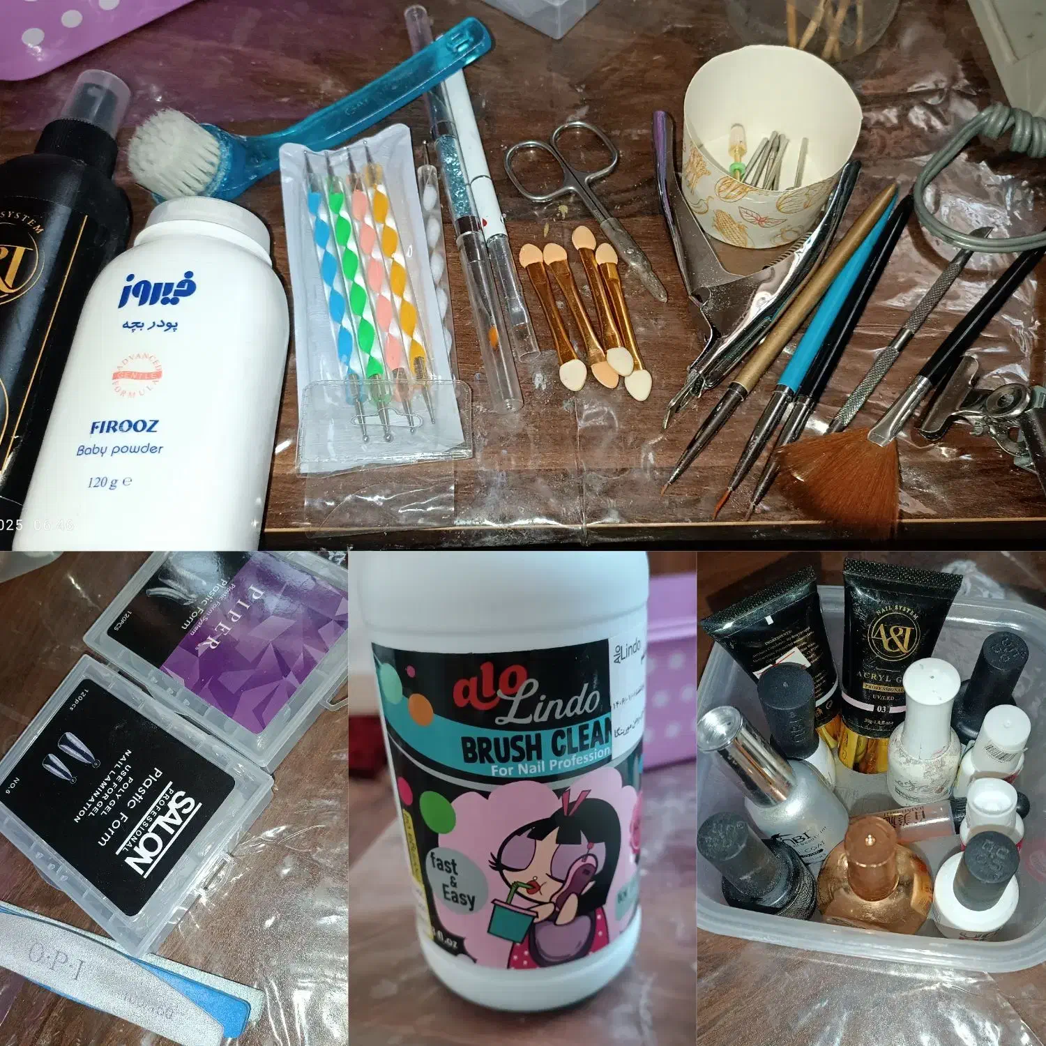 وسایل کاشت ناخن|آرایشی، بهداشتی، درمانی|شیراز, کوشک میدان|دیوار