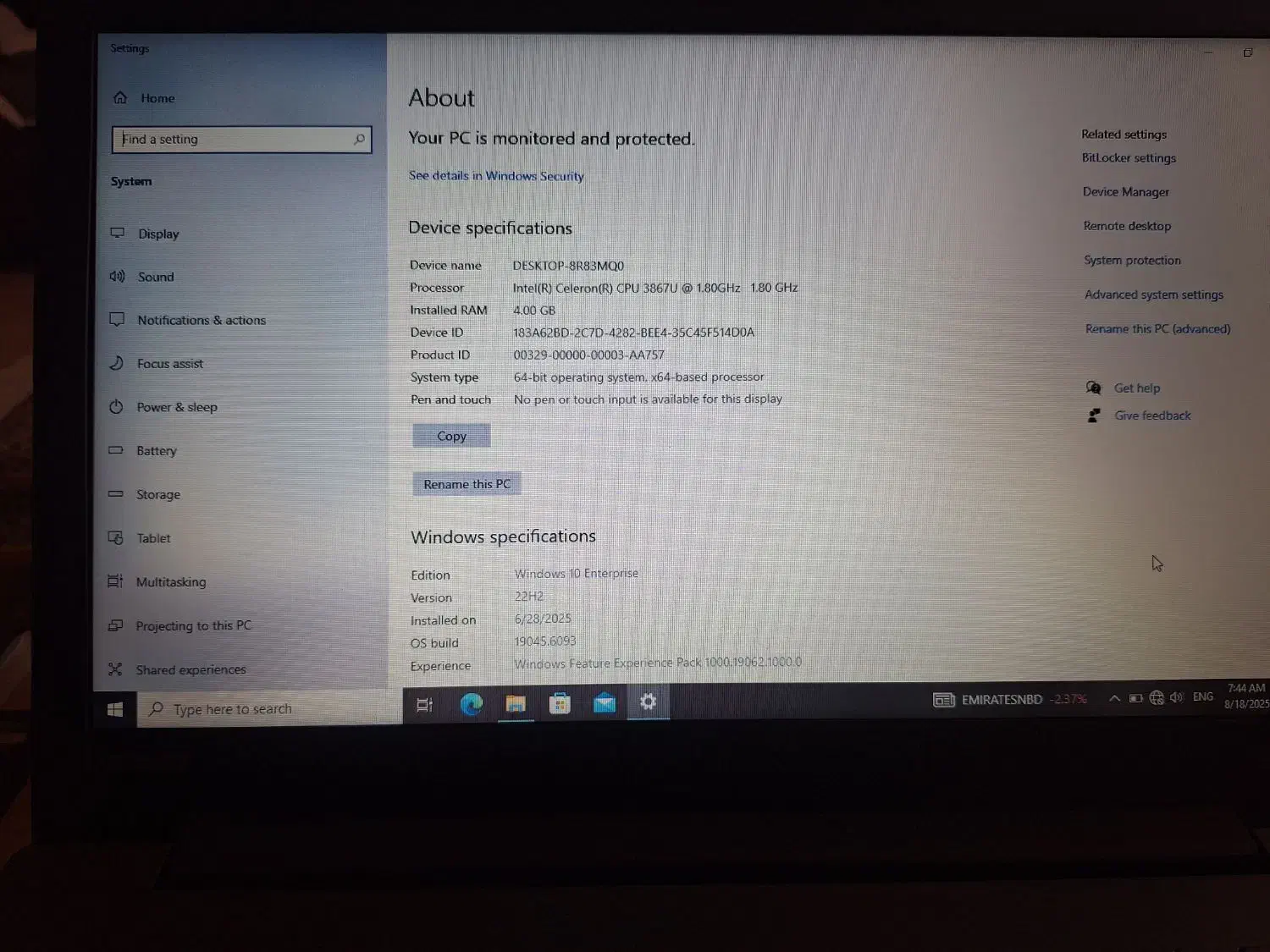 لپتاب لنوو مدل ideapad 330|رایانه همراه|اصفهان, احمدآباد|دیوار