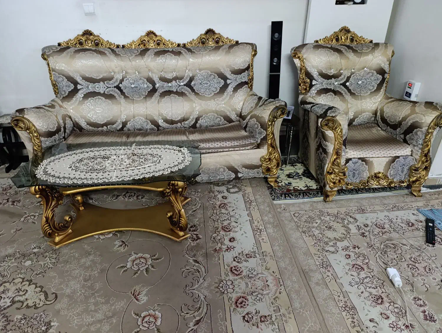 مبلمان ۷ نفره|مبلمان خانگی و میز عسلی|کرج, حیدرآباد|دیوار