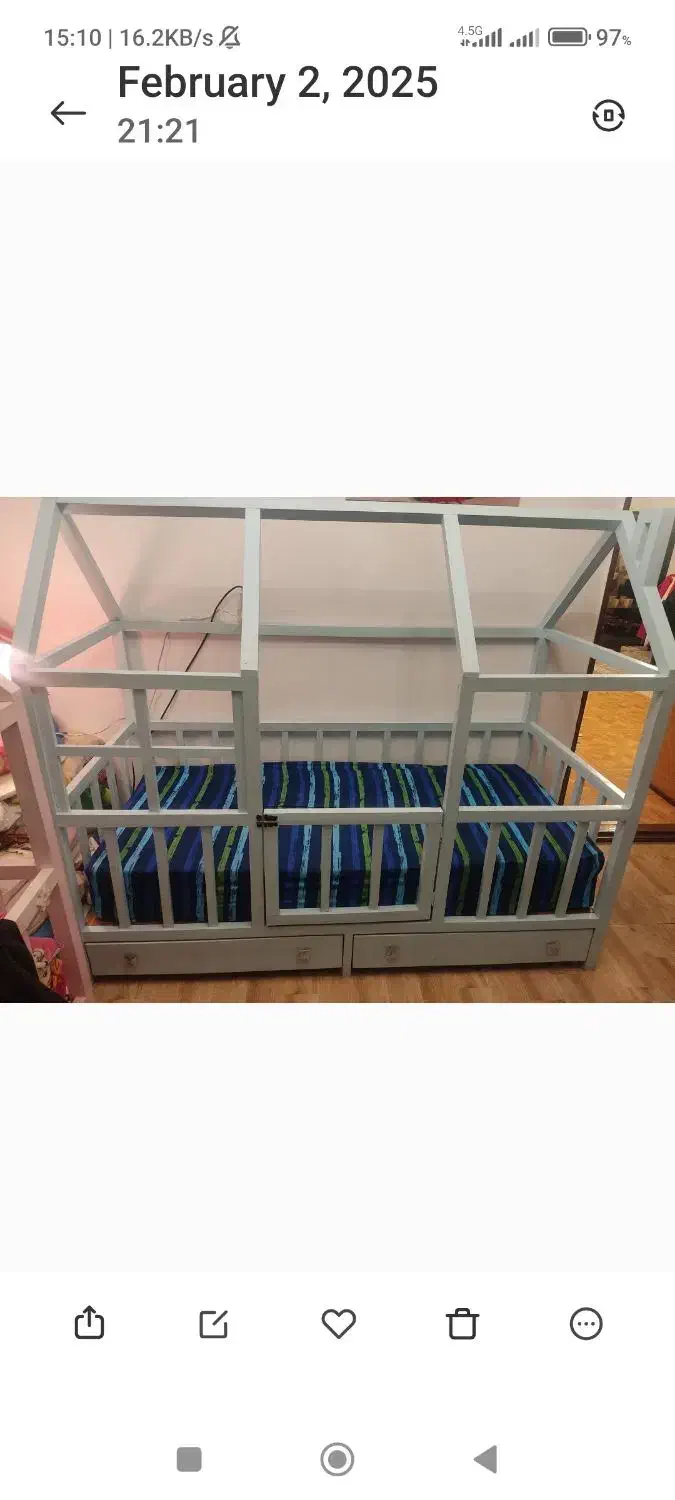 تختخواب مونته سوری|تخت و سرویس خواب|ماهدشت, |دیوار